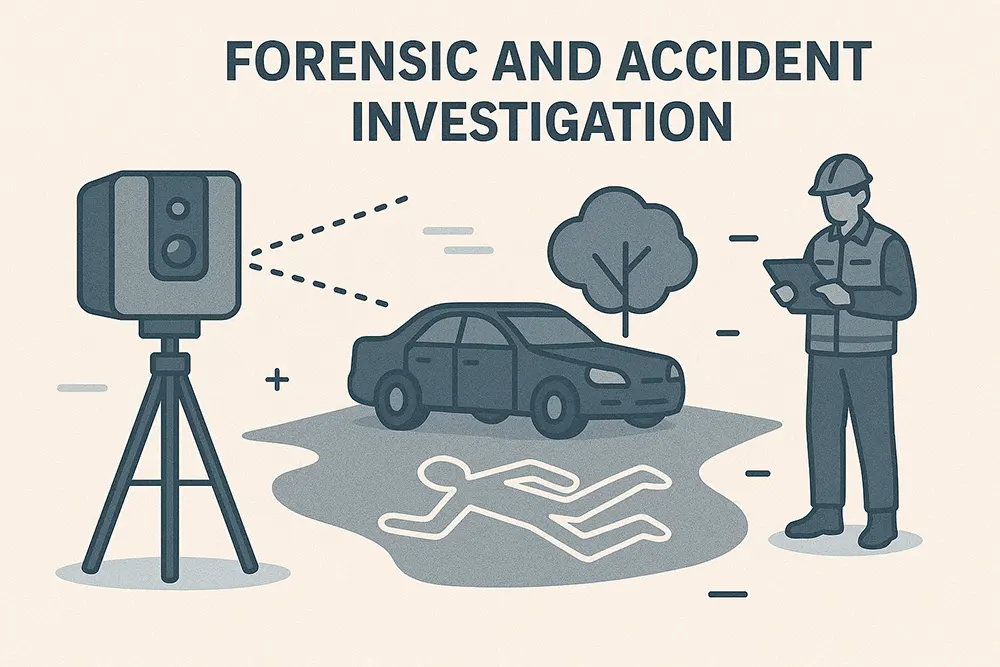 Forensic and Accident Investigation with 3D scanner